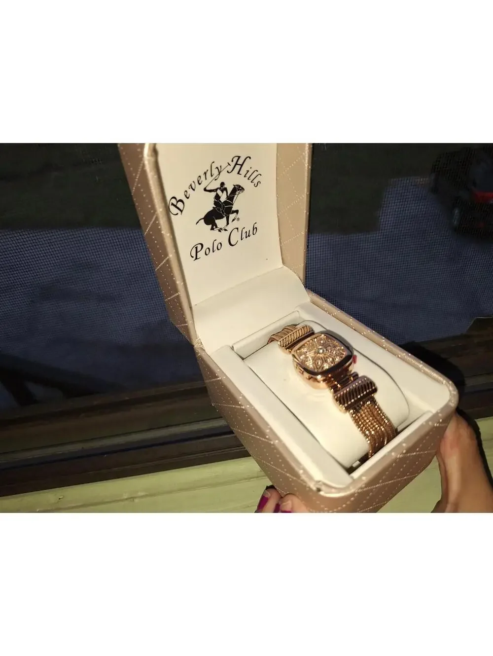 NEW Beverly Hills Rose Gold Womens Limited Edition Watch Wrist Bracelet STUNNING - Picture 9 of 11